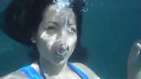 Great Moments in Big Tits <strong>Under Water</strong> 7. . Under water blow job